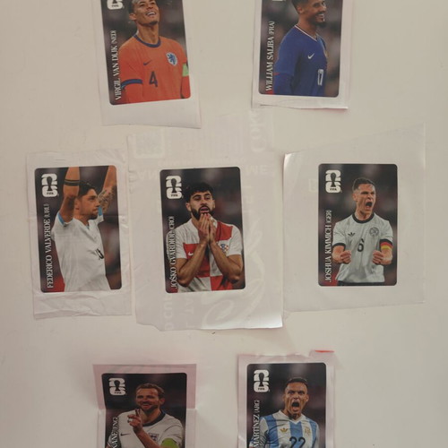 Coca Cola Panini Stickers World Cup 2026 set of 7 like new