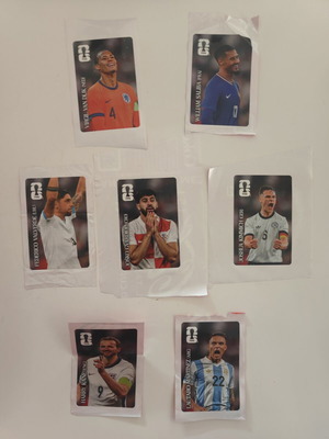 Coca Cola Panini Stickers World Cup 2026 set of 7 like new