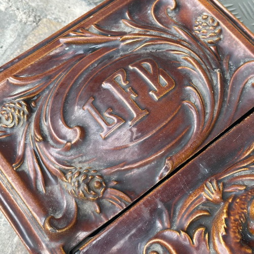 Cast iron fireplace accessory used, old