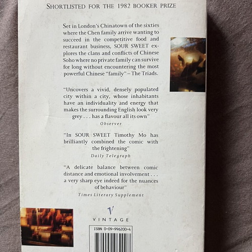 Sour Sweet by Timothy Mo used book in English