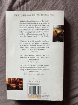 Sour Sweet by Timothy Mo used book in English
