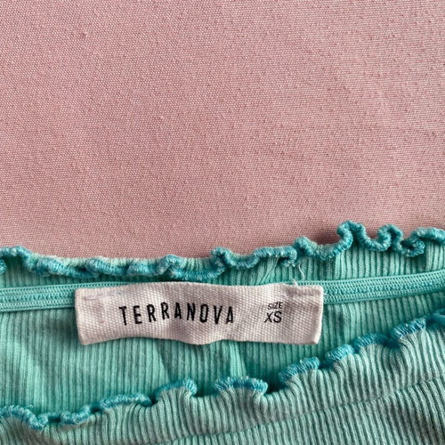 Terranova turquoise woman's summer crop top size XS used