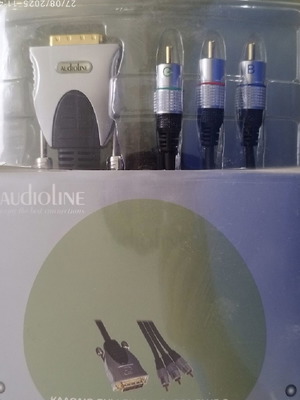 Καλώδιο Audioline DVI-D male καινούργιο, υποστήριξη Dual Link
