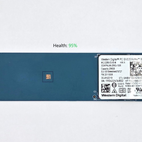 Western Digital PC SN520 256GB NVMe M.2 2280 SSD σαν καινούργιο