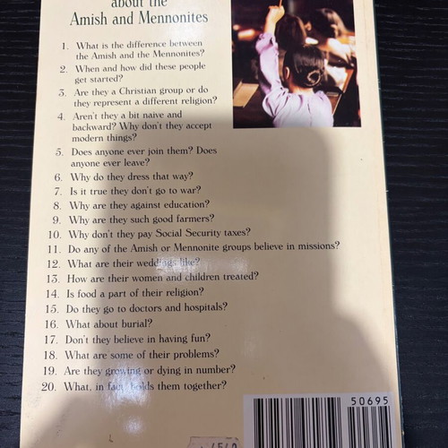20 Most Asked Questions About the Amish & Mennonites book like new, English