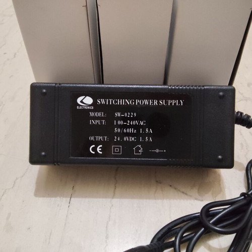 Universal power supply pack of 3, 24V DC 1.5A, model SW-0229