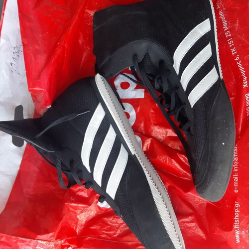 Adidas Box Hog 2.0 boxing shoes slightly used, black