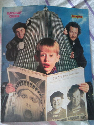 Αφίσα Macaulay Culkin & Beverly Hills μεταχειρισμένη, μέγεθος 28,8x23