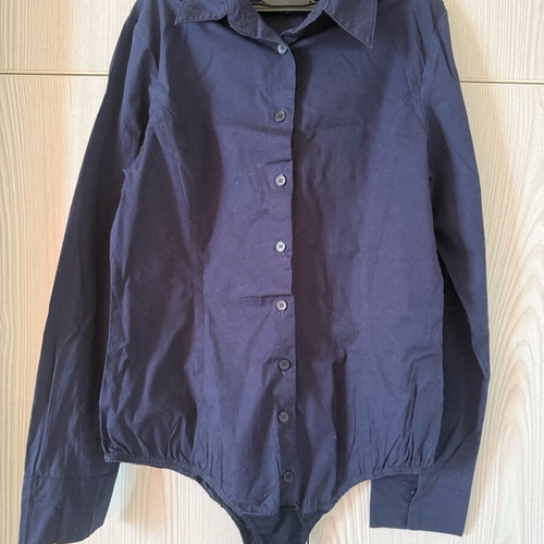 Women's bodysuit shirt used, blue, size XL