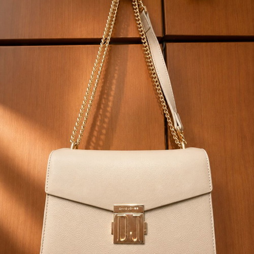 David Jones shoulder bag, elegant pistachio color