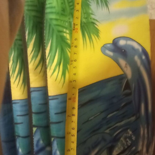 Swimming kickboard used, height 43 cm, width 29 cm