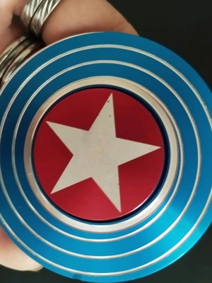 Fidget Spinner Captain America like new, steel
