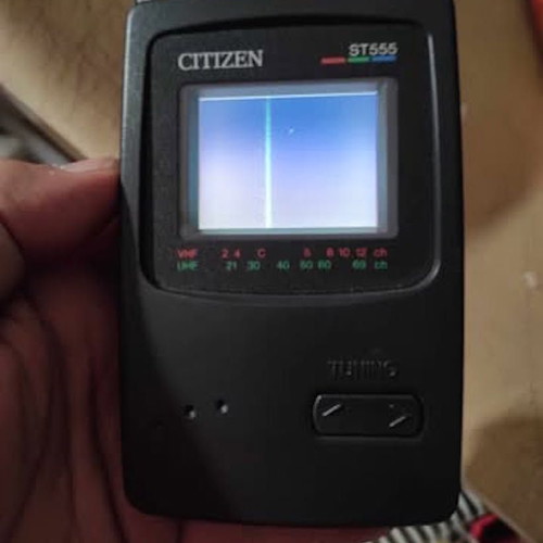 Citizen Mini TV ST555 color used, fully functional