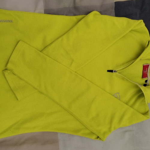 Rossignol fleece like new, yellow, sizes 134-140 cm for ages 9-12