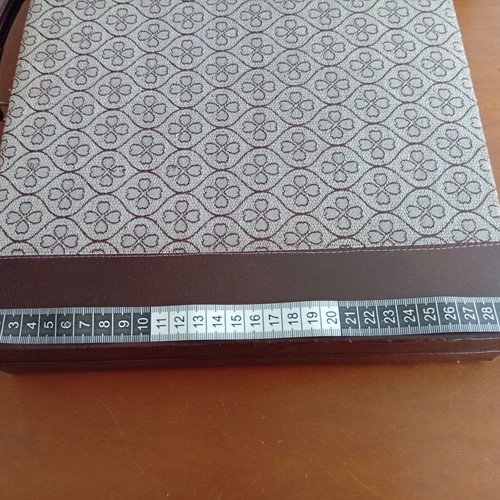 Backgammon vintage case set used, complete board game