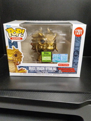 Funko Pop Brass Dragon Wyrmling 1201 Limited Edition 2026 Spring Convention