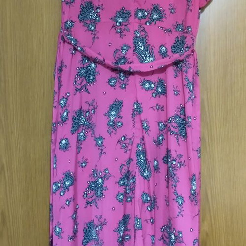 Gigi Parker fuchsia dress, size L, cotton fabric