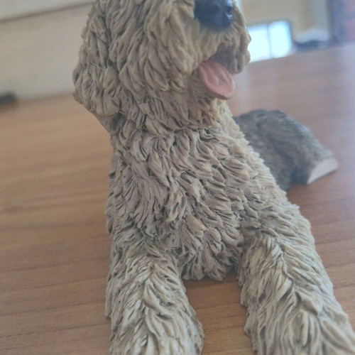 English Sheepdog Figurine 1988 Castagna used, broken back leg