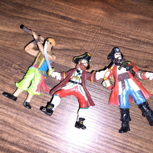 Pirate figures used, all together
