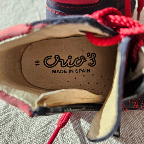 Crio's leather baby shoes size 18 for early walking