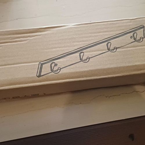 Wooden Wall Hook New with Hooks and Screws
