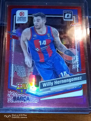 Euroleague Panini 2023-24 Willy Hernangomez Red Optic like new