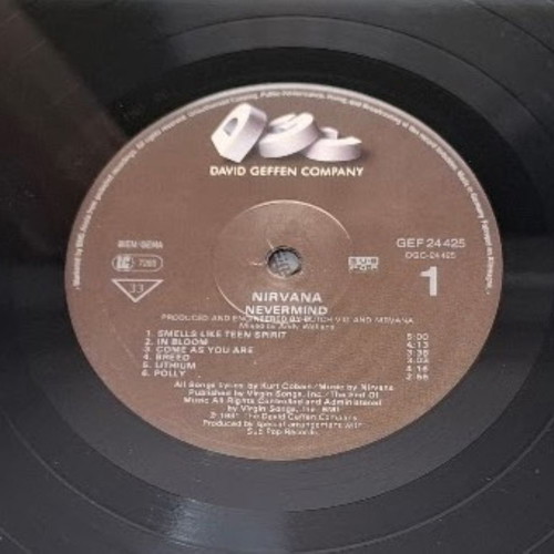 Nirvana Nevermind LP used, rock, Europe Germany 1991