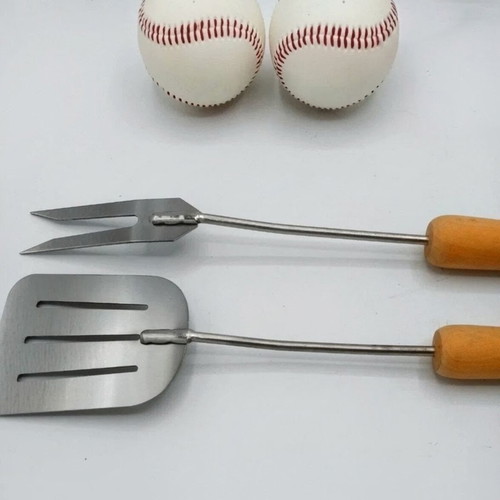 Hallmark baseball-themed BBQ utensil set