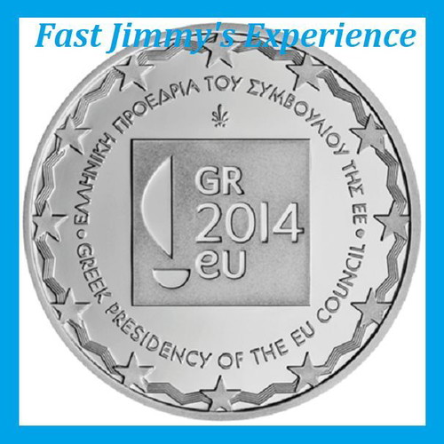Official Silver Proof Coin 10 Euro Greek Presidency new
