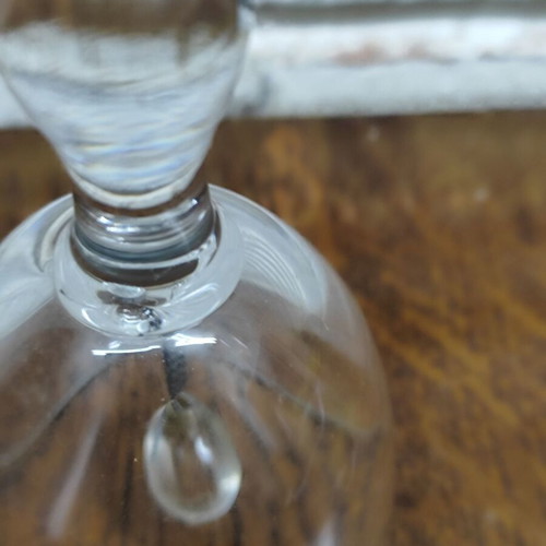 Vintage crystal decorative bell used, minimal design