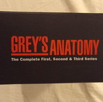 Grey's Anatomy DVD употребяван, сезони 1, 2 и 3 в комплект