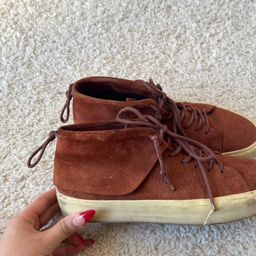 Vans brown suede boots used size 40.5