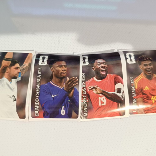Panini Coca Cola football player stickers, set of 4