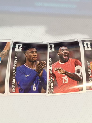 Panini Coca Cola football player stickers, set of 4