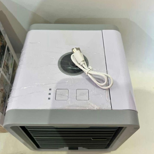 Mini portable air cooler with water, used, USB powered