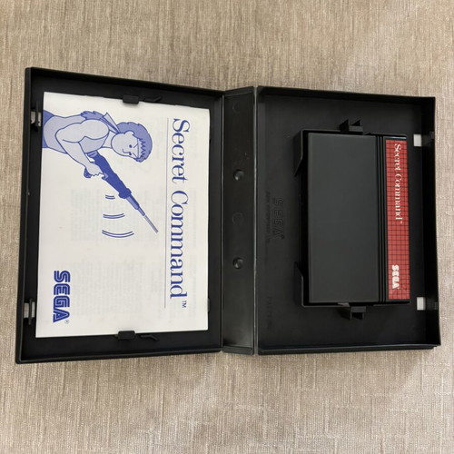Secret Command Sega Master System game, complete