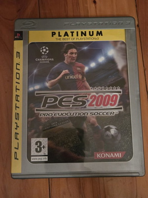 PES 2009 Pro Evolution Soccer PS3 Platinum edition