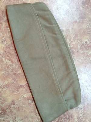 Military garrison cap used, American signed