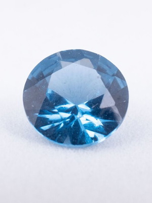 Natural electric blue zircon loose gemstone 1.00ct used