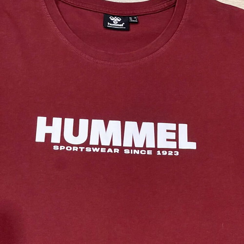 Hummel men's t-shirt like new, burgundy, size XL