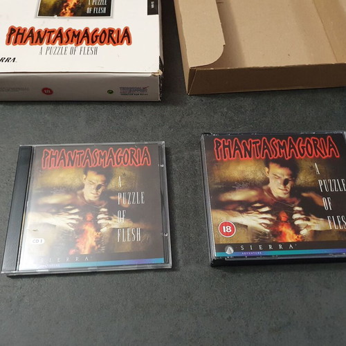 Phantasmagoria A puzzle of flesh PC game used, Big Box 1996