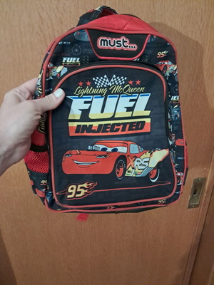 Must Cars Lightning McQueen παιδική τσάντα νηπιαγωγείου