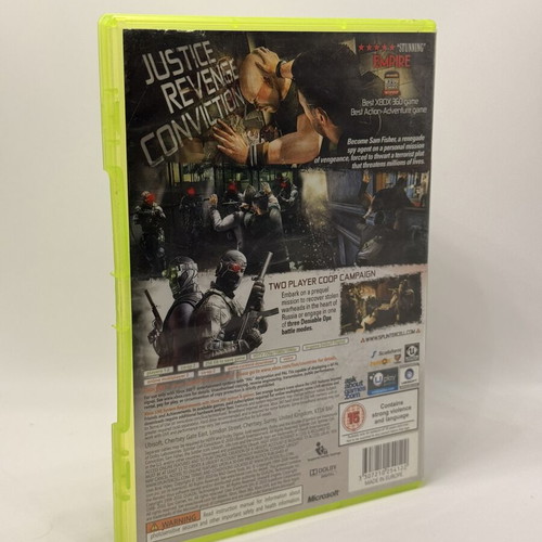 Tom Clancy's Splinter Cell Conviction Xbox 360 used