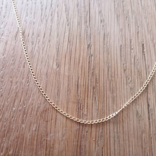 Gold chain new 9K, 55 cm