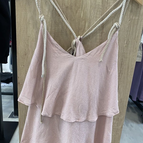 Top Stelios Koukounaris silk viscose onesize, like new, nude color
