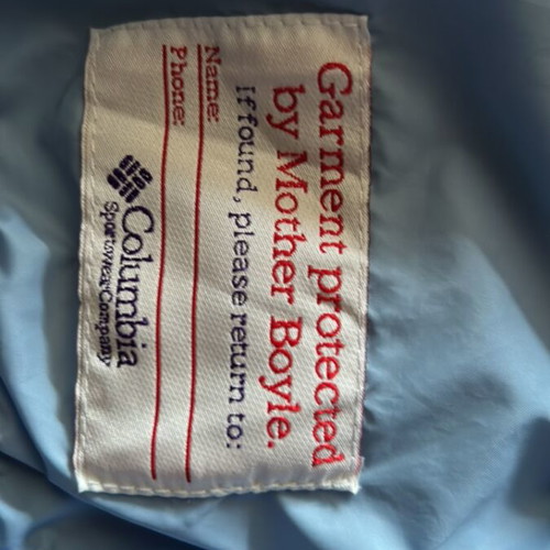 Shelter Columbia jacket like new, blue, sizes S and M