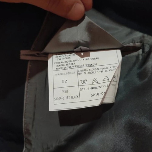 Orion dark blue suit like new, trousers size 46 jacket size 52
