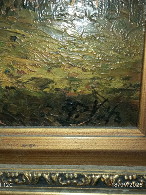 Oil painting artwork like new condition