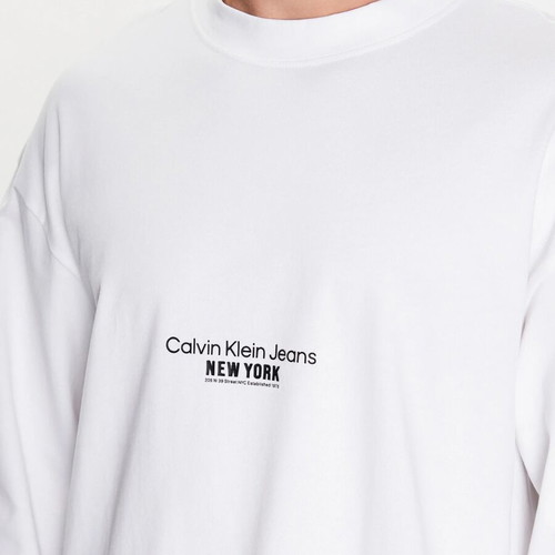Μπλούζα Calvin Klein New York Jeans μακρυμάνικη relaxed fit μέγεθος Large καινούργιο