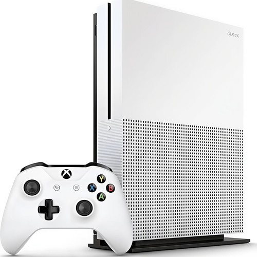 Xbox One S 1TB console like new with 7 games and red pulse controller